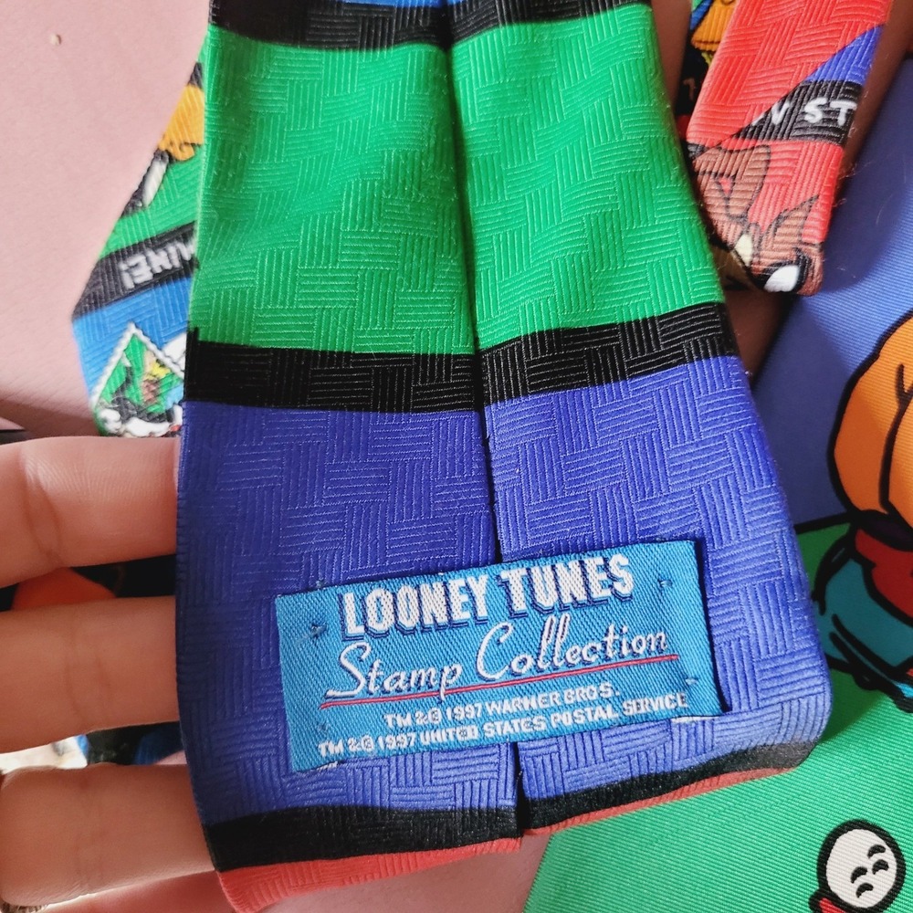 Looney Tunes Mickey Mouse Fanstyle Paris Mens Neckties Lot of 3 Disney Sheep - Picture 5 of 5